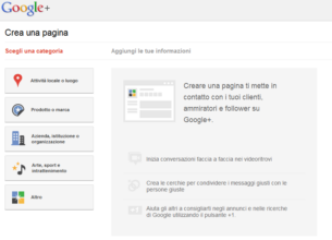 Pagine Google+, si parte anche con i profili per le aziende (e non solo)